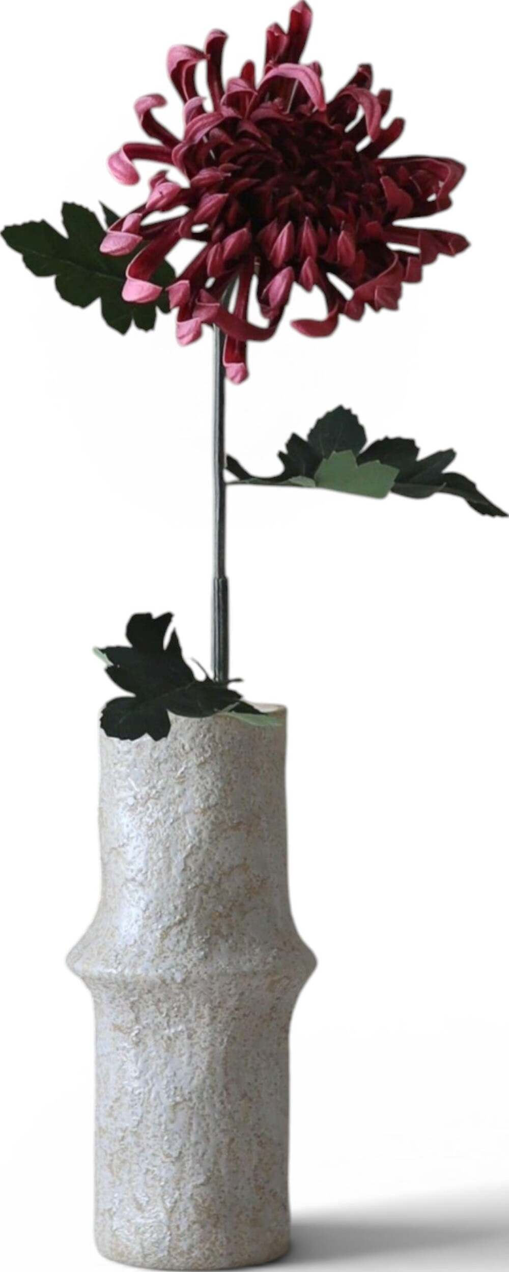 Botane Kunstblume Chrysantheme 77 cm, dunkelrot