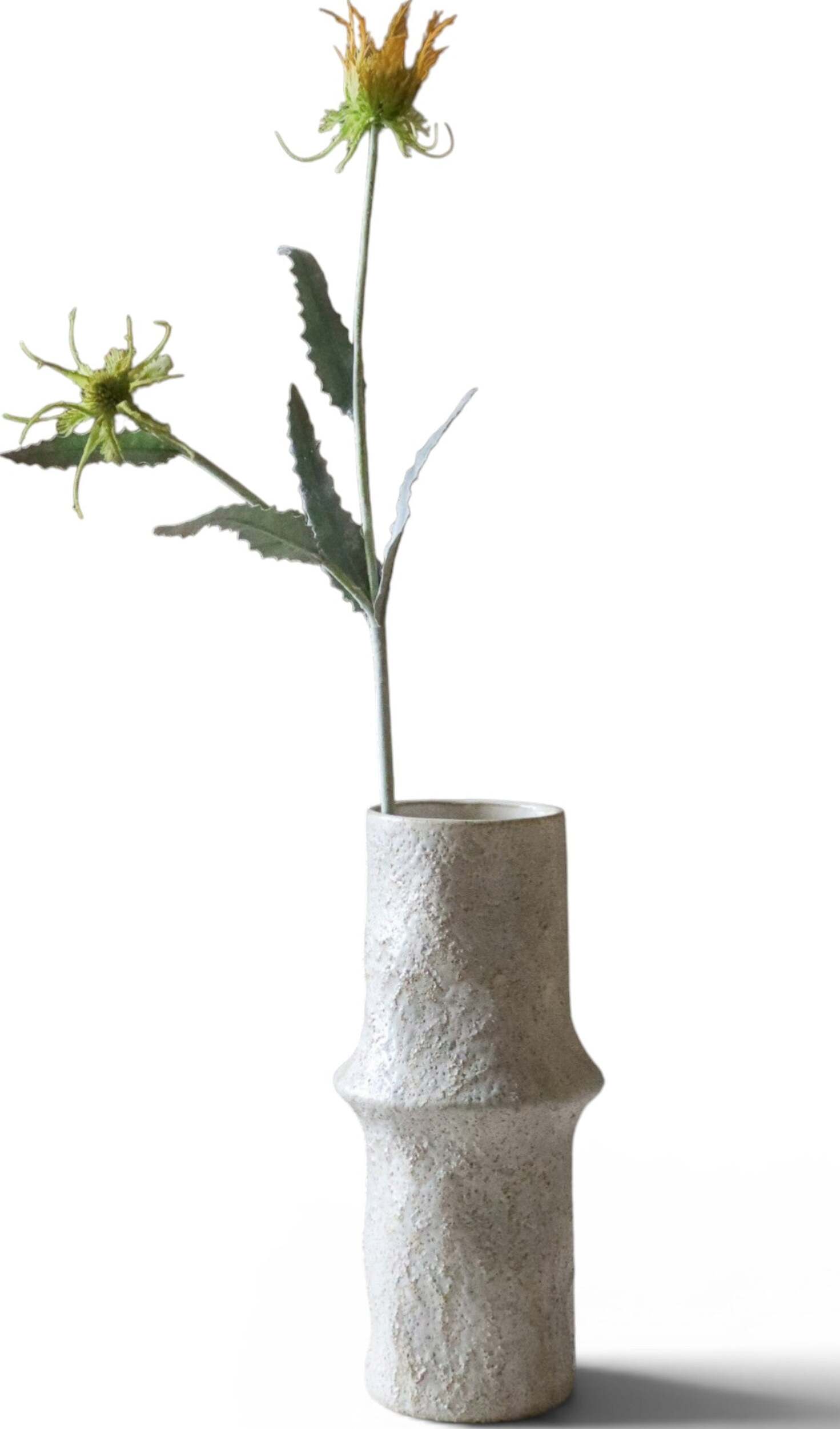 Botane Kunstblume Distel 67 cm, orange