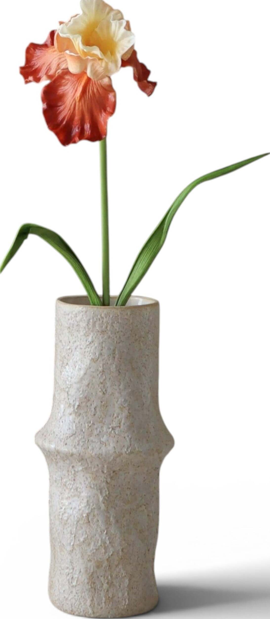 Botane Kunstblume Iris 74 cm, hellorange