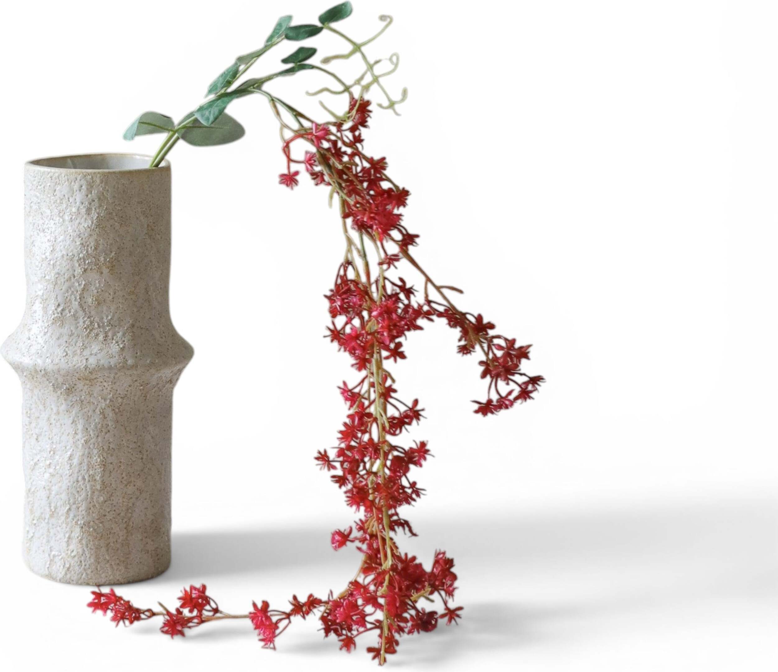 Botane Kunstblume Lespedeza 114 cm, rot