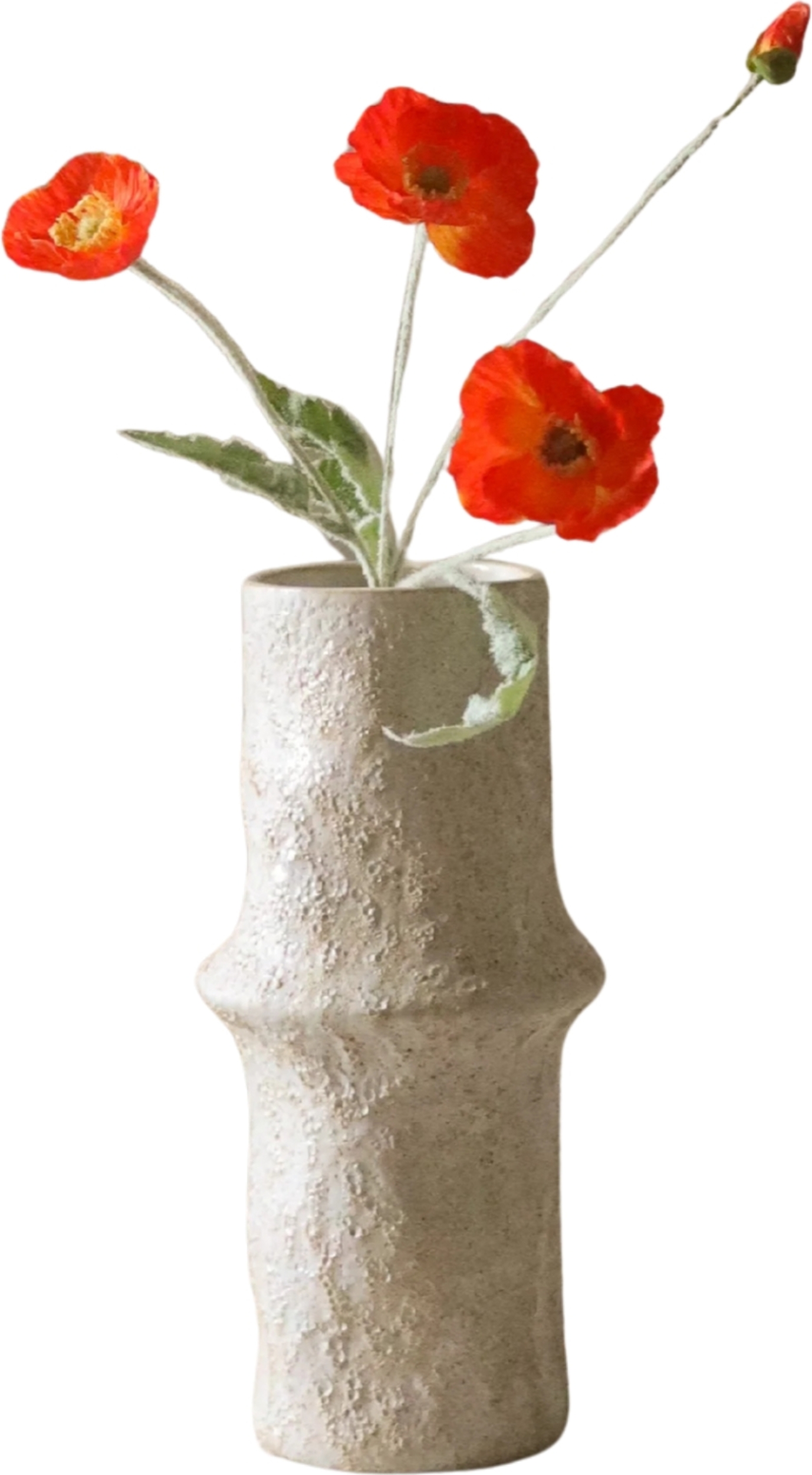 Botane Kunstblume Mohn 56 cm, dunkelorange