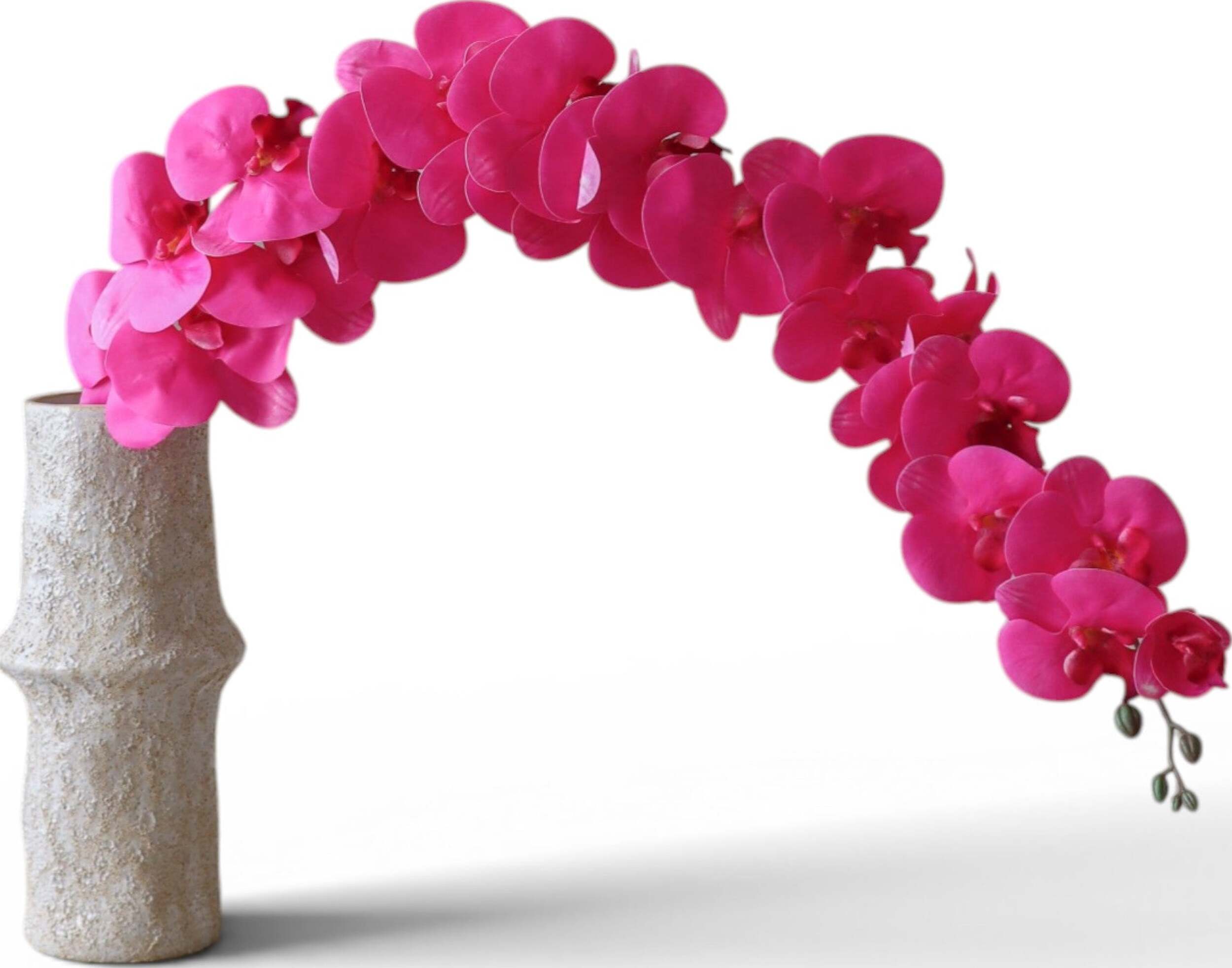 Botane Kunstblume Orchidee 134 cm, rosa, großblumig