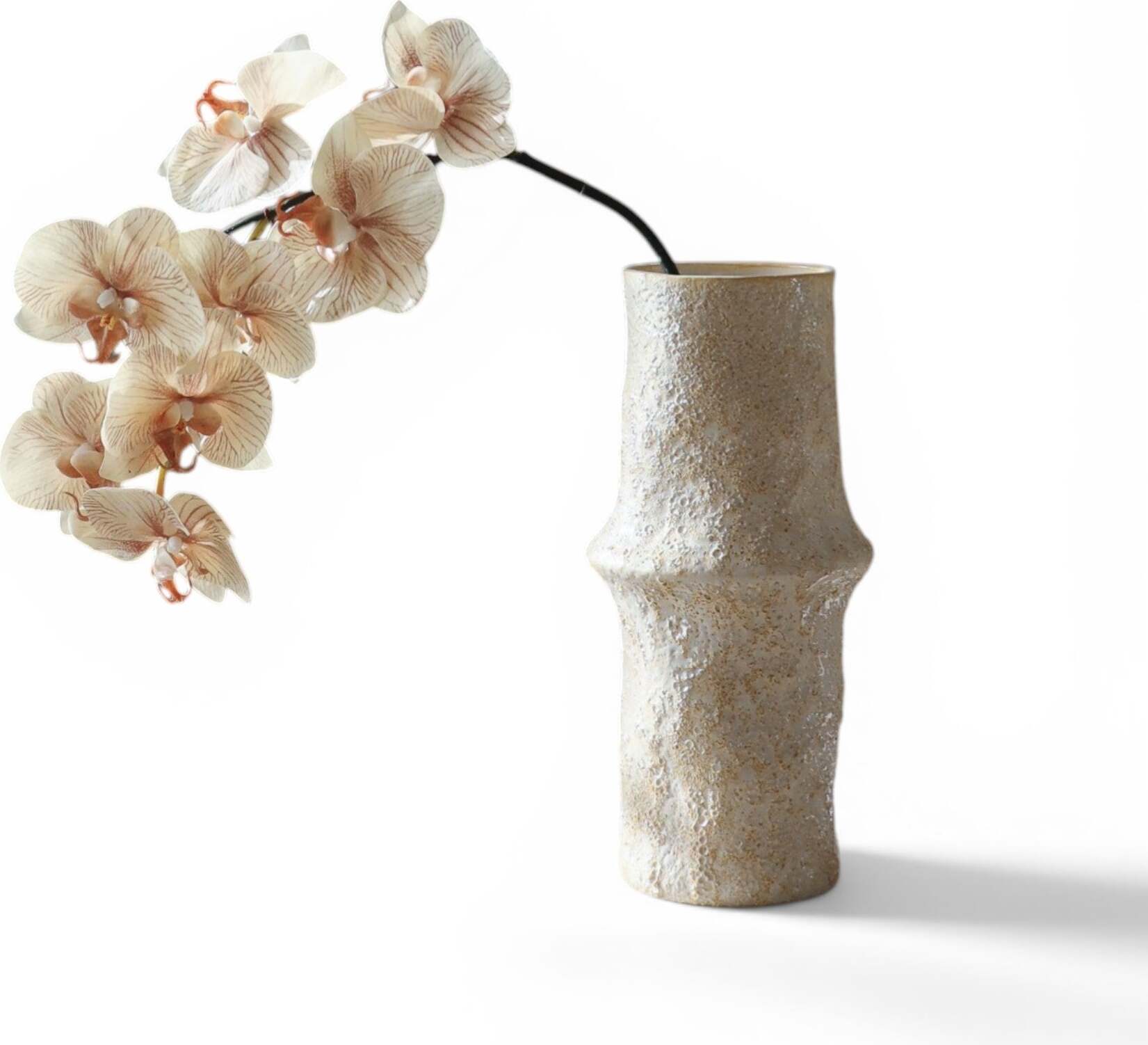 Botane Künstblume Orchidee 99 cm, beige