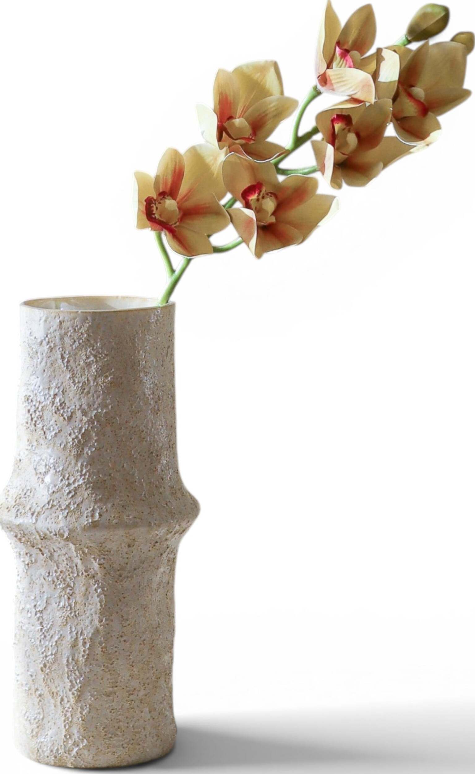 Botane Kunstblume Orchidee Cymbidium 69 cm, grün