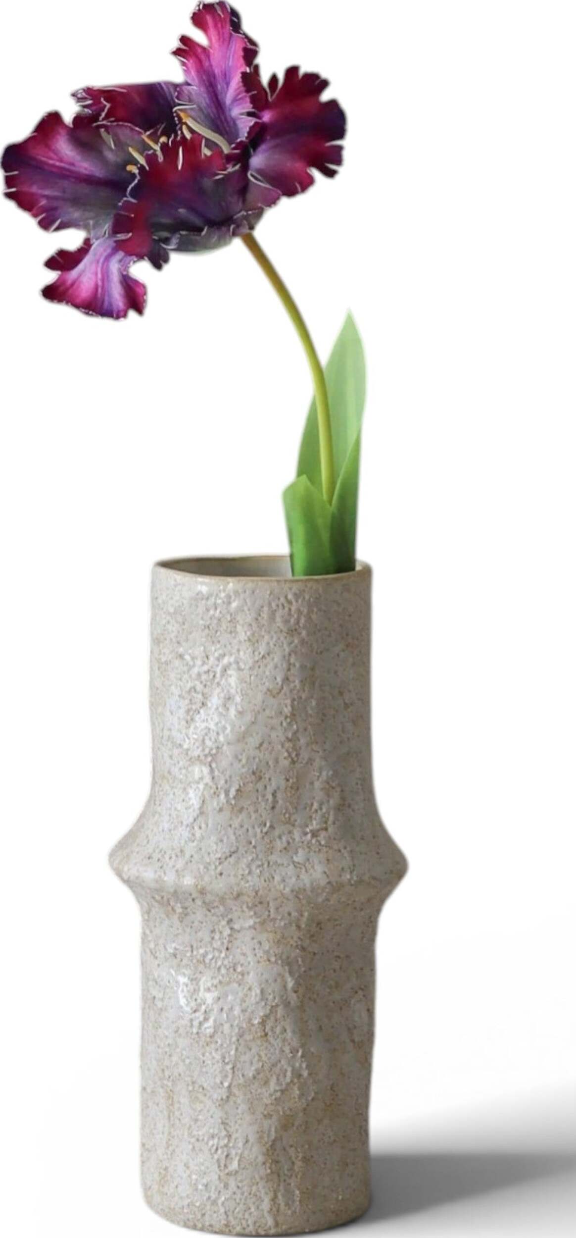 Botane Kunstblume Papageientulpe 70 cm, lila