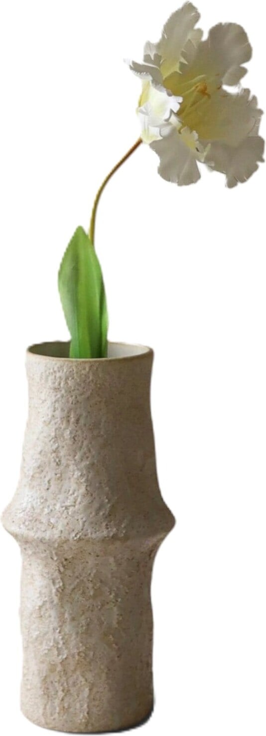 Botane Kunstblume Papageientulpe 70 cm, weiß