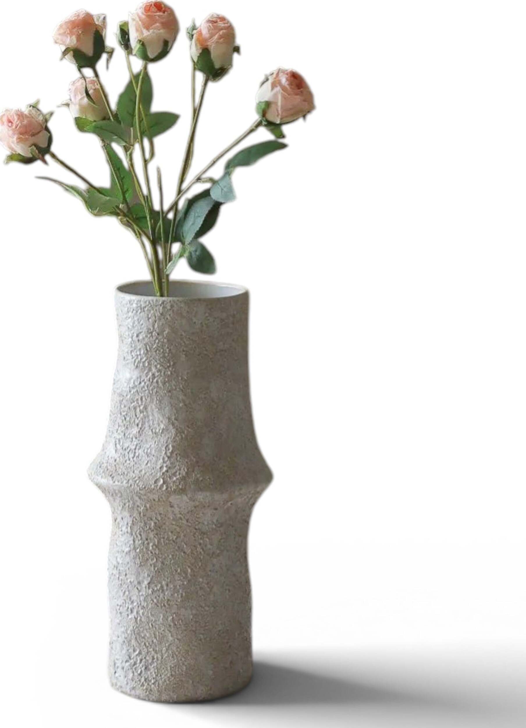 Botane Kunstblume Rosen kleinblütig 55 cm, hellrosa