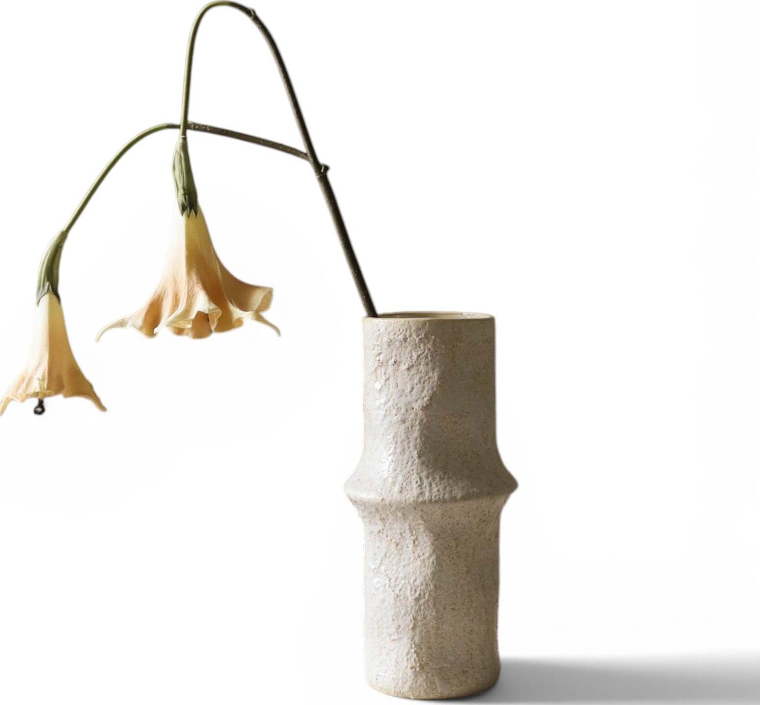Botane Kunstblume Stechapfel 78 cm, beige