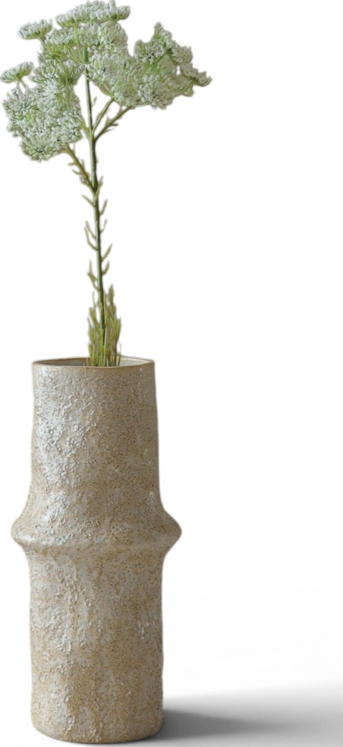 Botane Kunstblume Wilde Möhre 67 cm, weiß