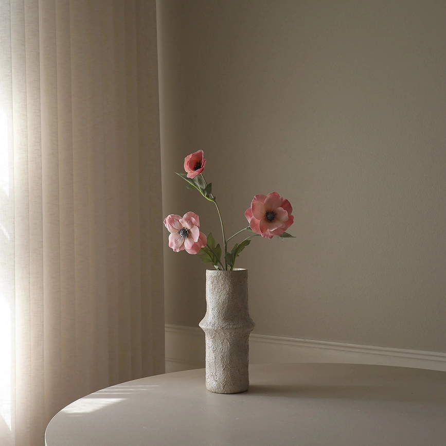 Botane kunstig anemone 70 cm, lilla