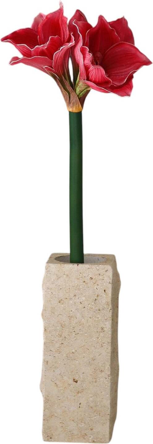 Botane Künstliche Blume Amaryllis 72 cm, dunkelrosa