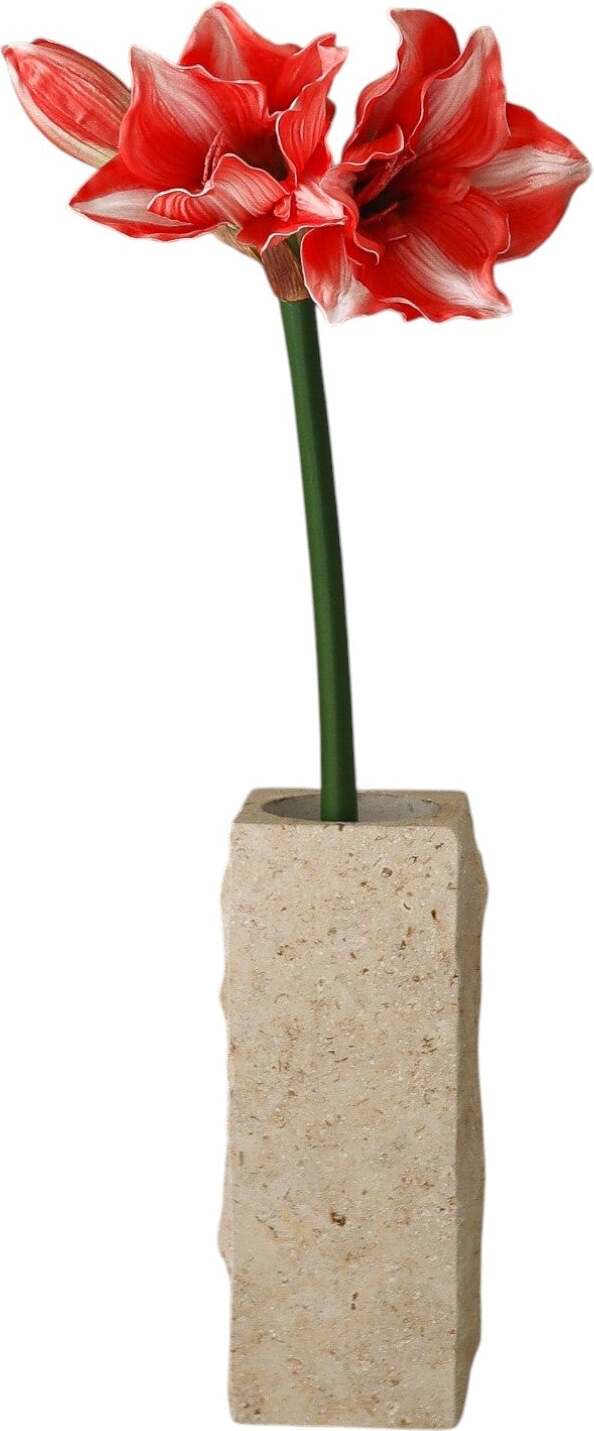 Botane Künstliche Blume Amaryllis 72 cm, dunkelrot