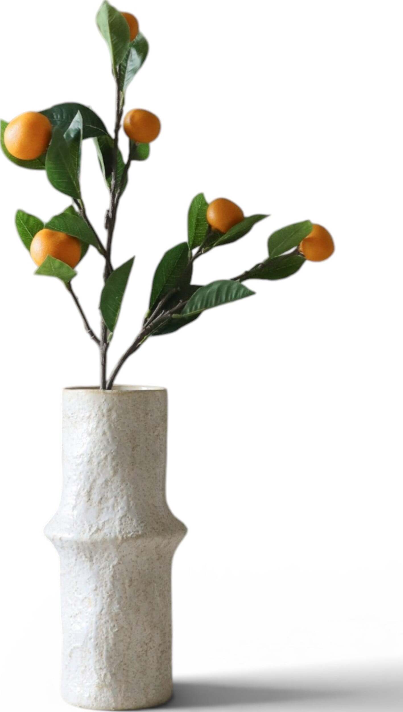 Botane künstliche Blume Deko-Zweig 63 cm, orange