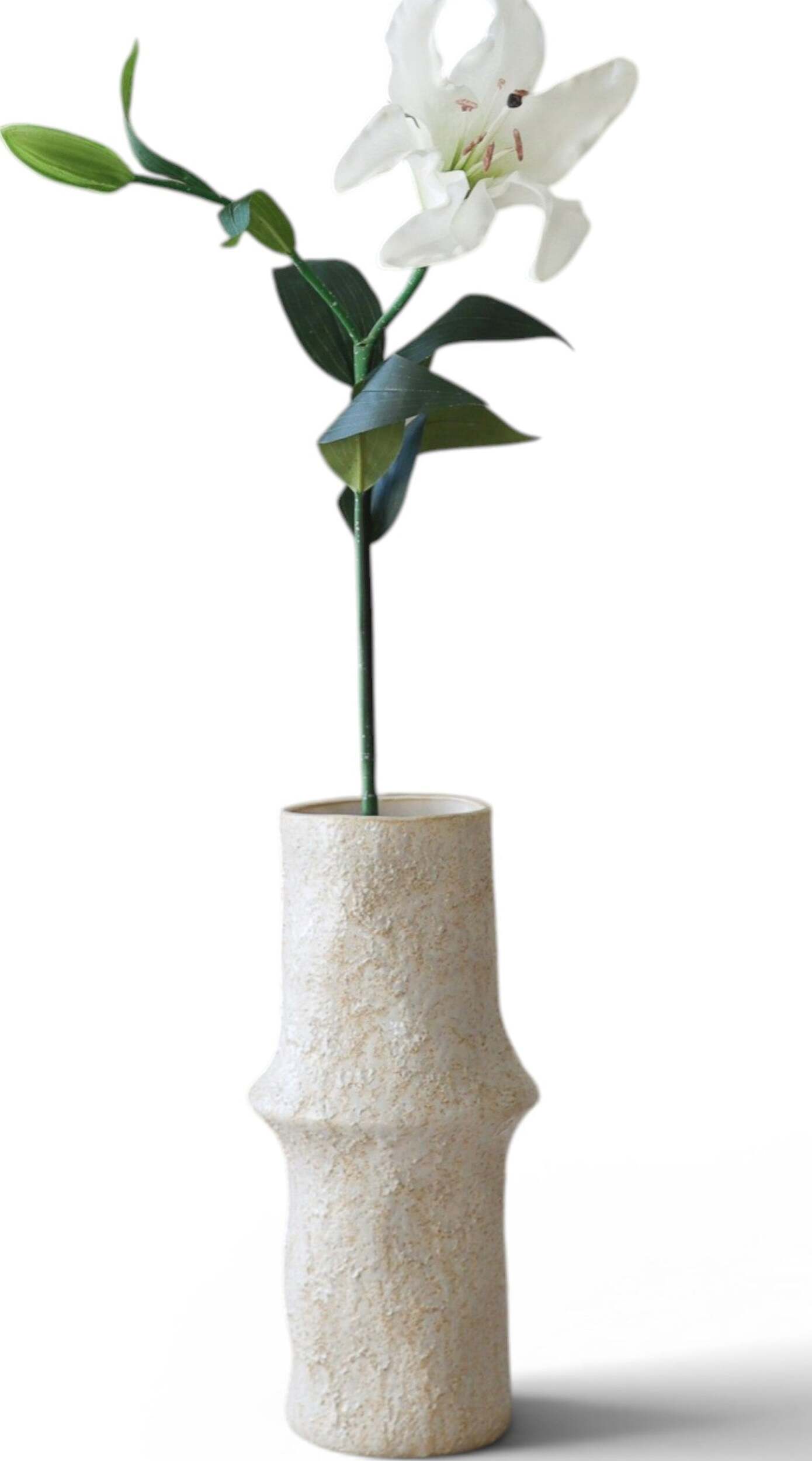 Botane Künstliche Blume Lilie 68 cm, weiß