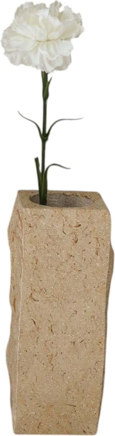 Botane Künstliche Blume Nelke 50 cm, weiß