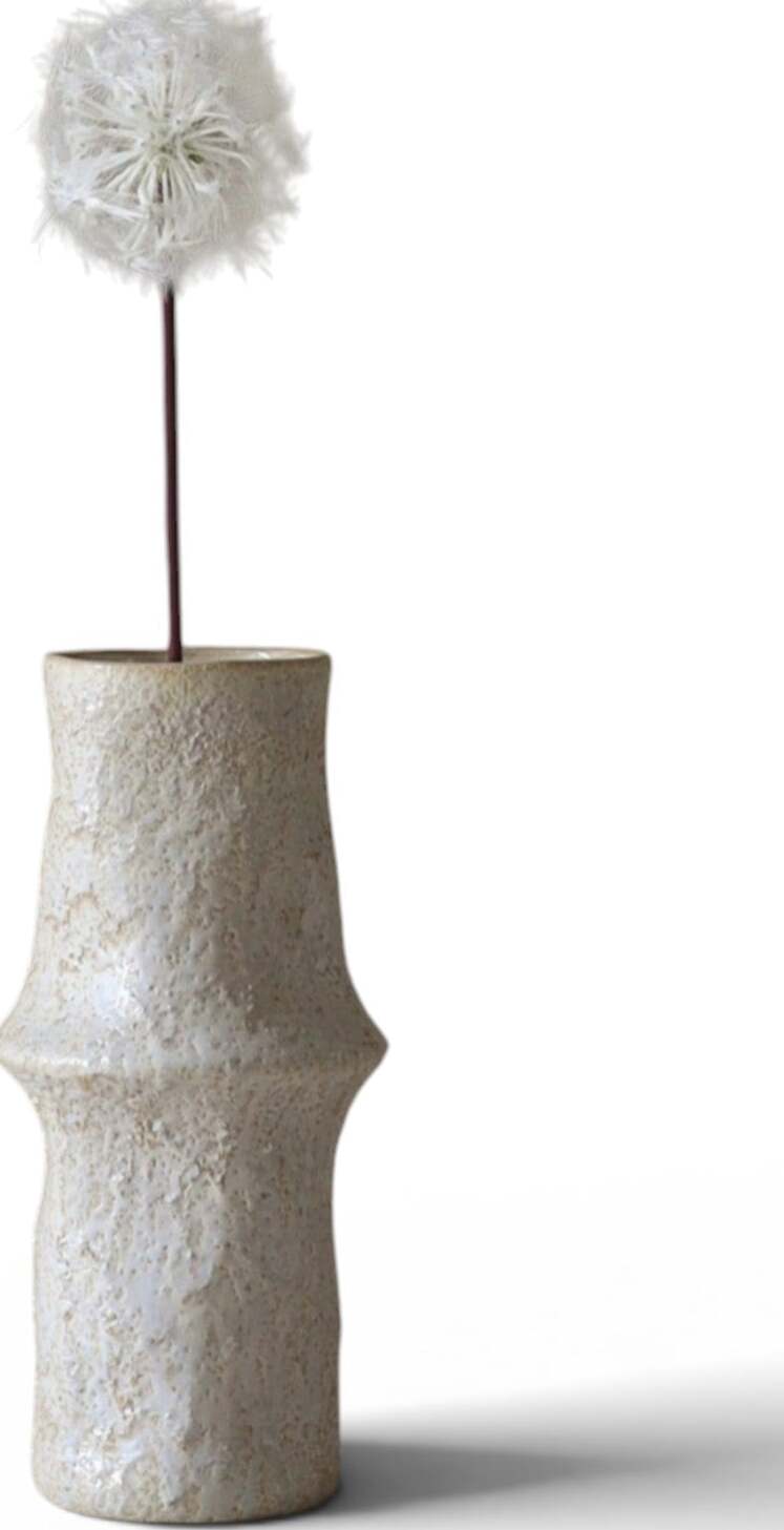 Botane Künstliche Blume Pusteblume 65 cm, weiß