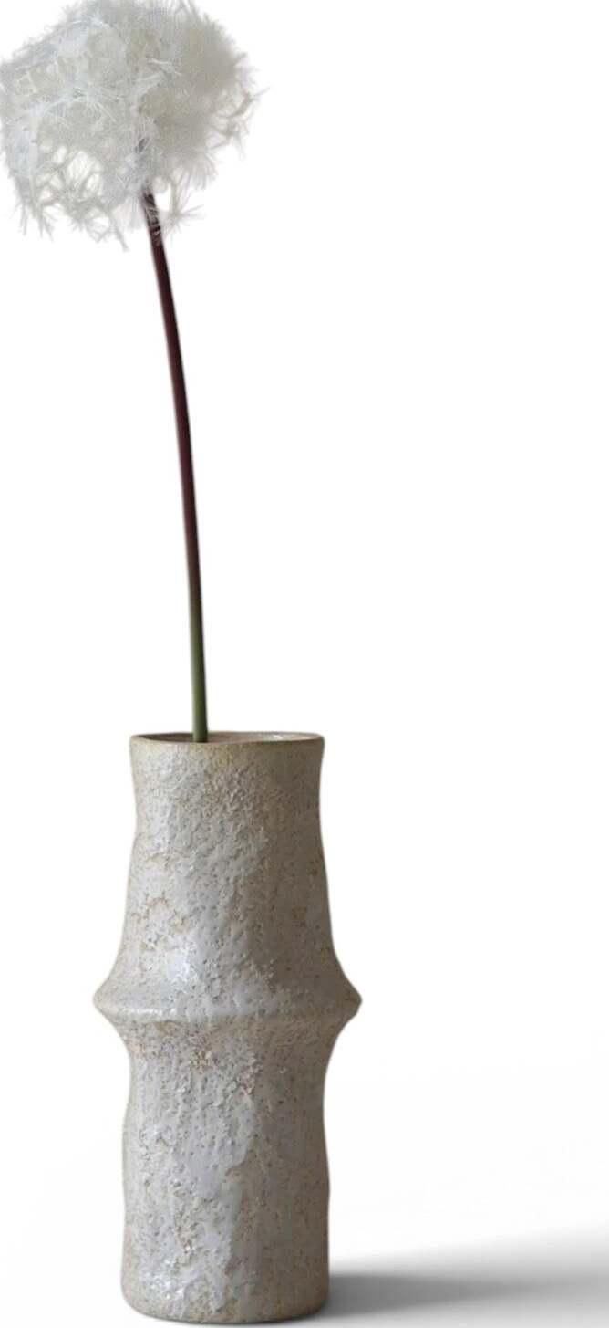 Botane Künstliche Blume Pusteblume 92 cm, weiß
