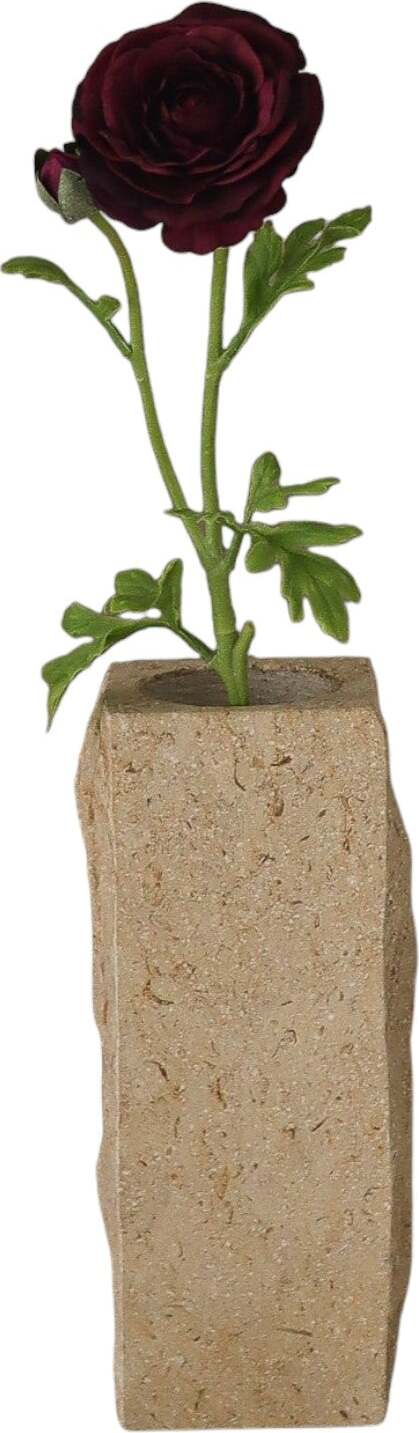 Botane Künstliche Blume Ranunkel 55 cm, bordeauxrot