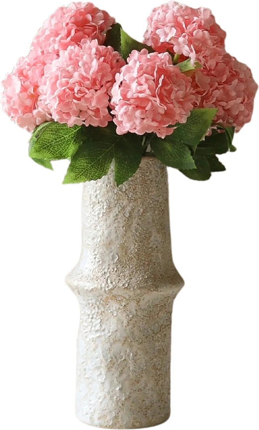 Botane Künstliche Blumen Hortensienstrauß 33 cm, rosa
