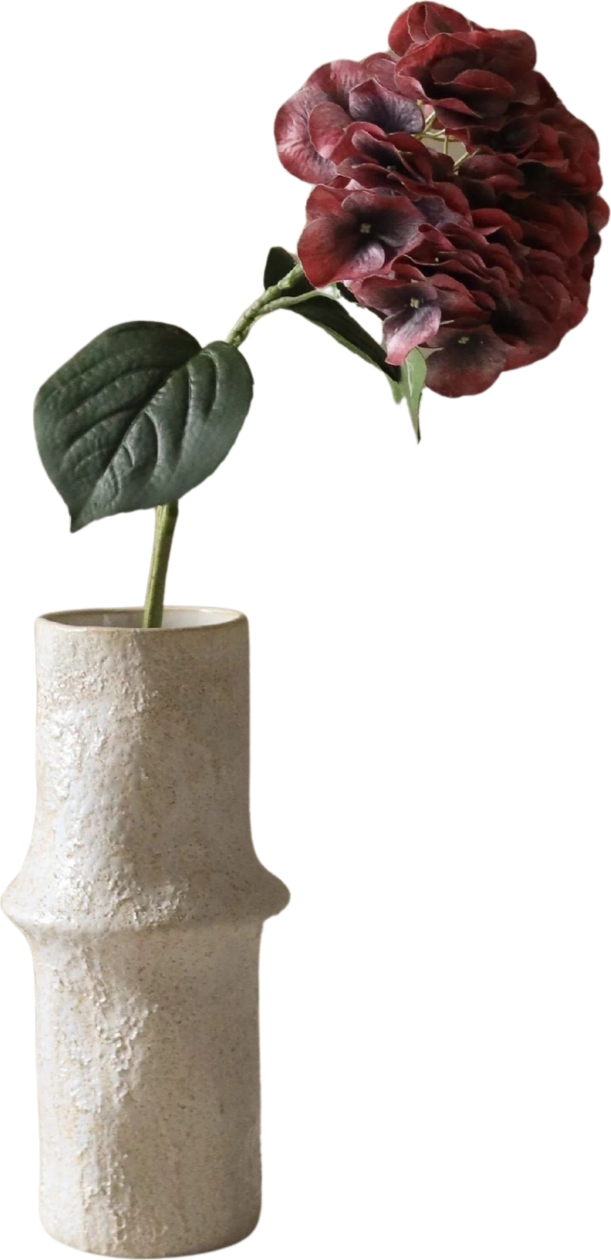 Botane Künstliche Hortensie 65 cm, burgunderrot