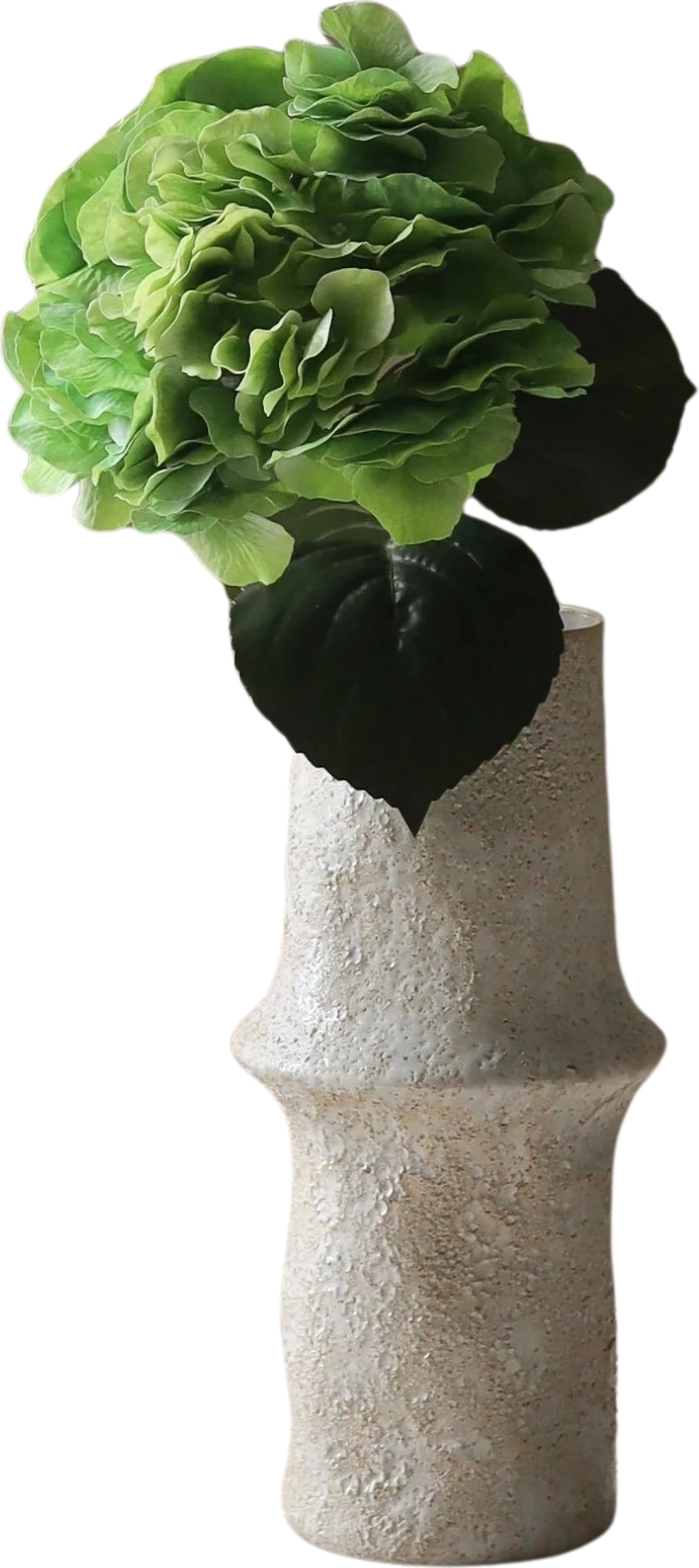 Botane Künstliche Hortensie 65 cm, olivfarben