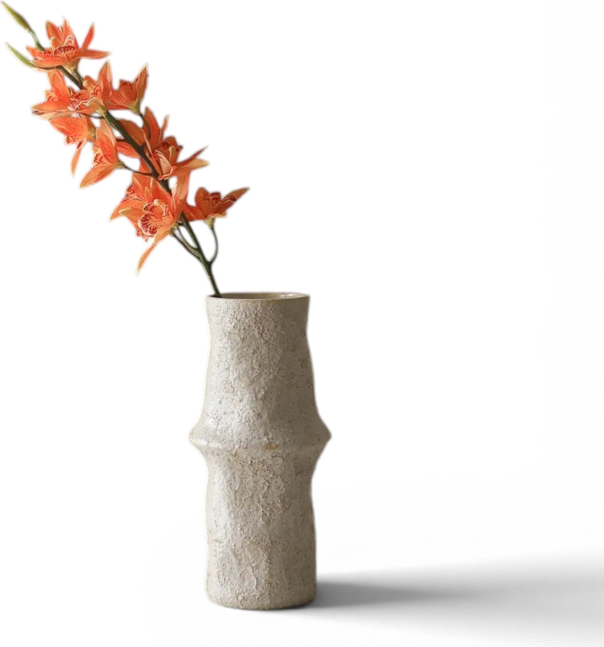 Botane Künstliche Orchidee 80 cm, orange, Sorte Iridioides