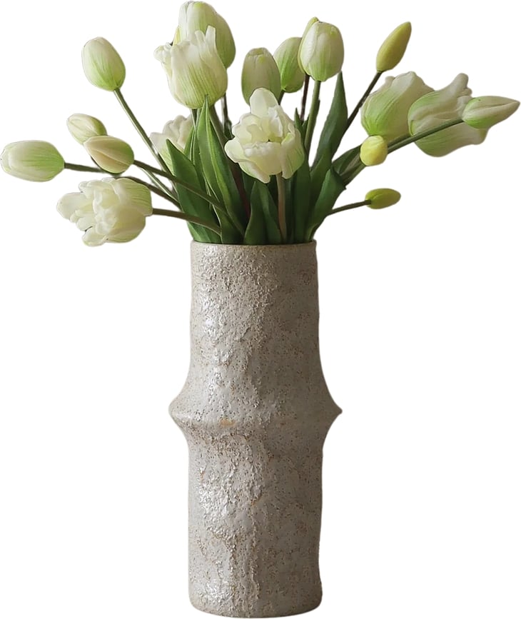 Botane Künstlicher Blumenstrauß XL Tulpen, weiß