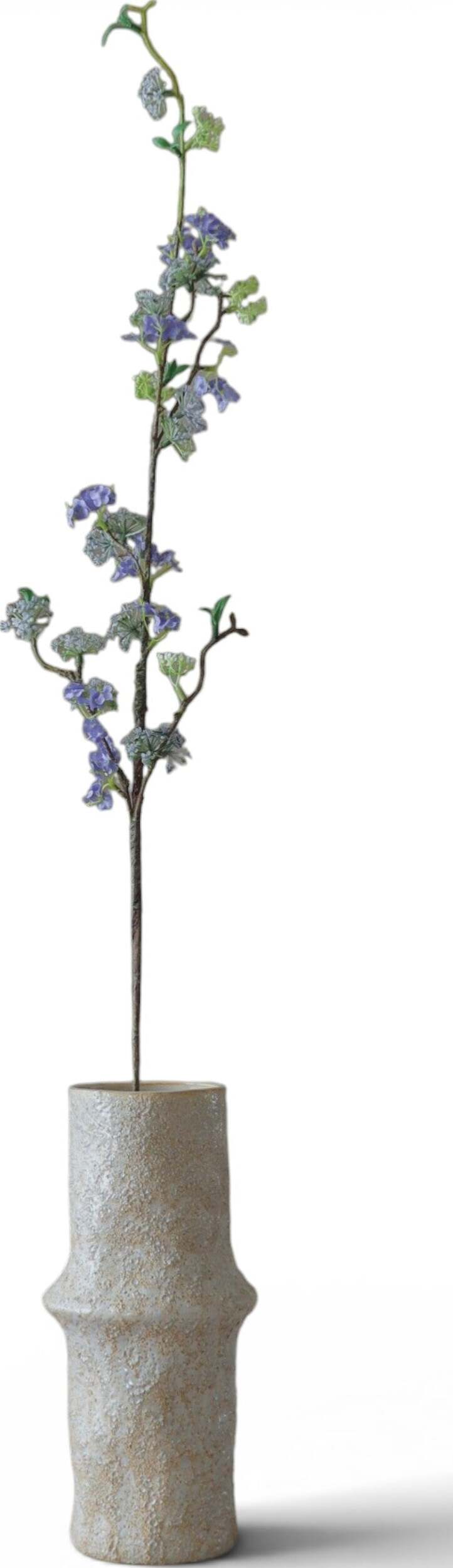 Botane Künstlicher Weidenzweig 104 cm, blau, verschneit
