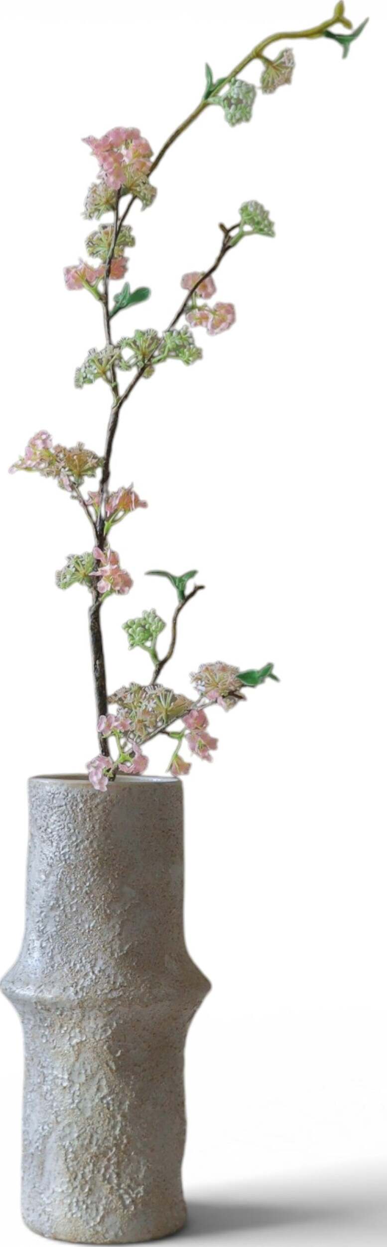 Botane Künstlicher Weidenzweig 104 cm, rosa, verschneit