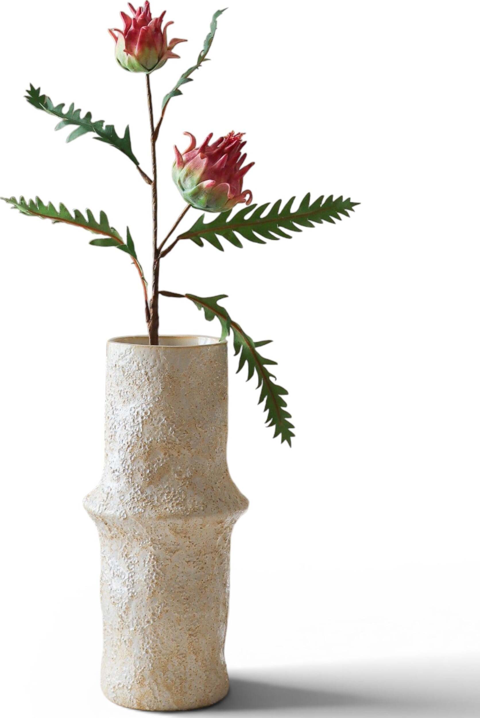 Botane Künstlicher Zweig Artischocke 58 cm, rot