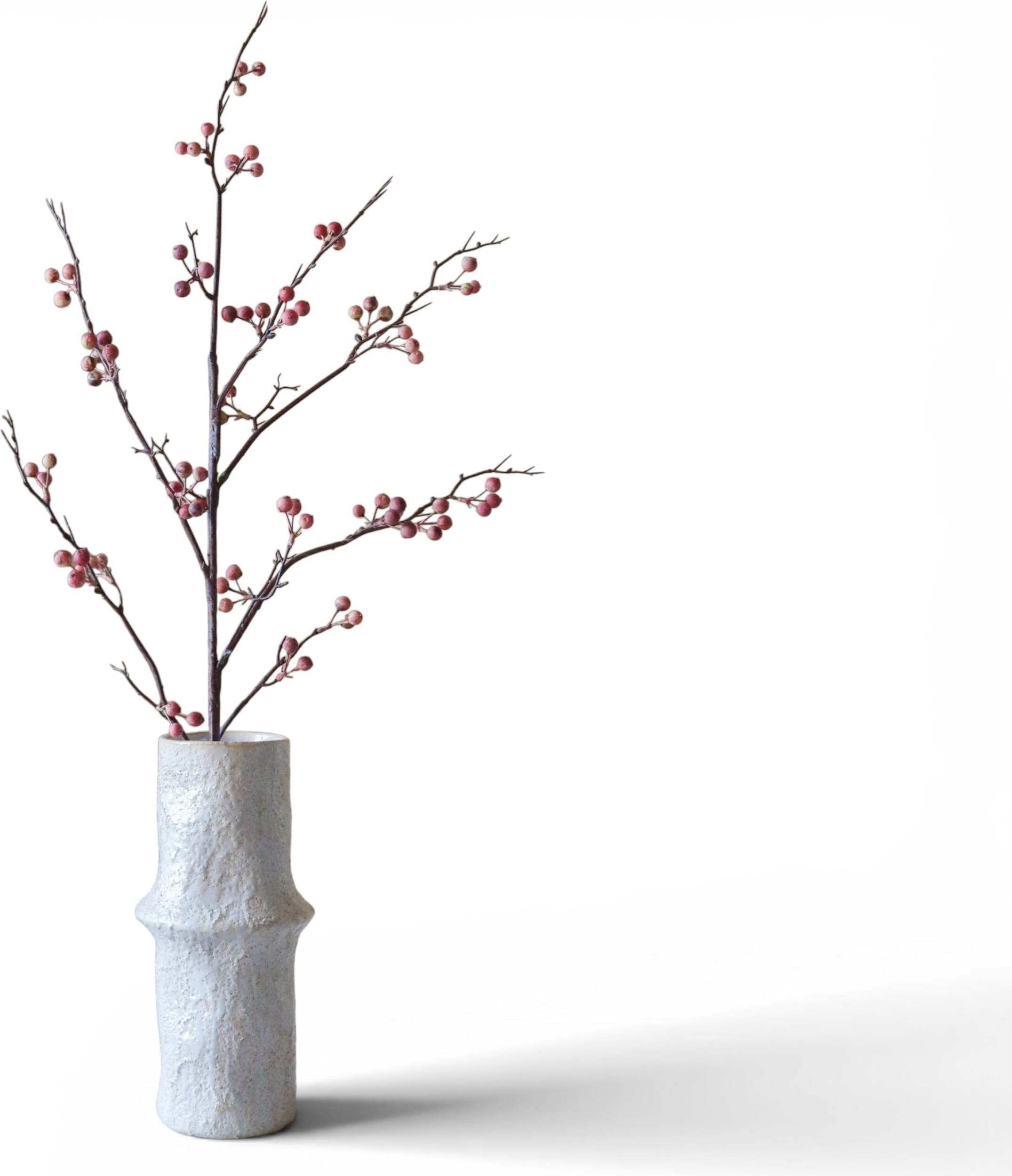 Botane künstlicher Zweig Beeren 114 cm, rosa