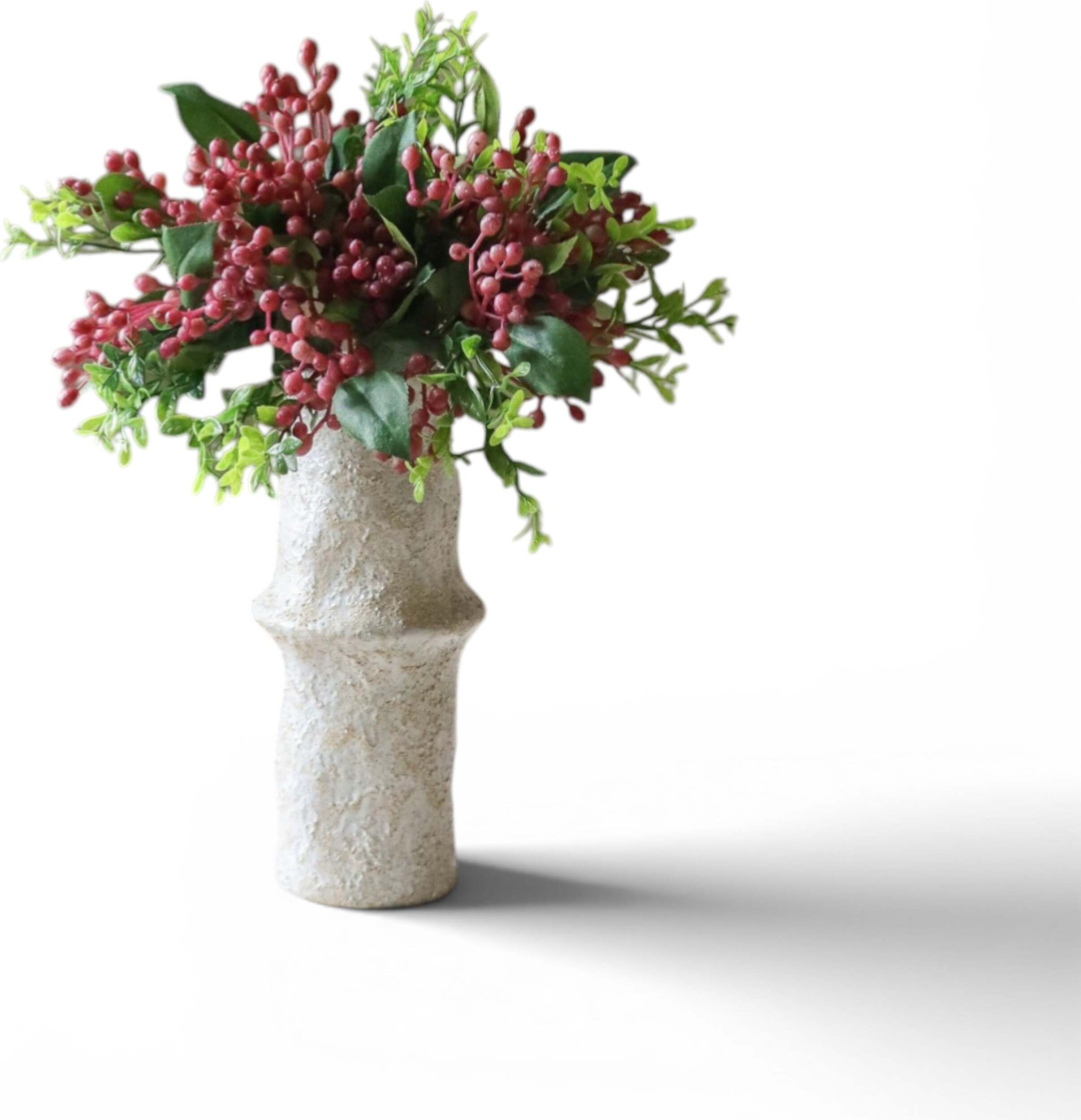 Botane Künstlicher Zweig mit Beeren 36 cm, rosa