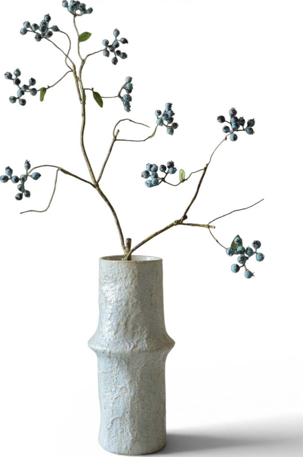 Botane künstlicher Zweig mit Beeren 80 cm, blau