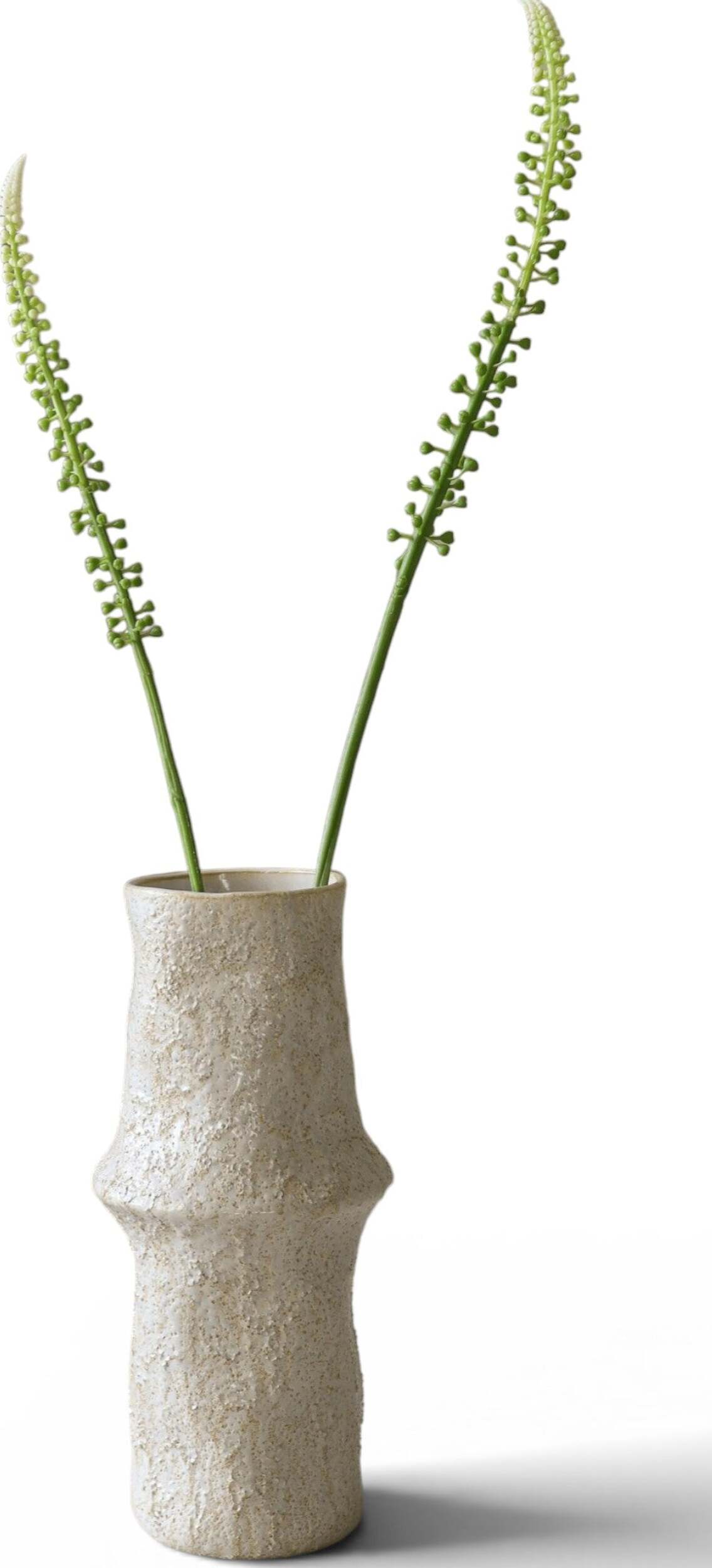 Botane Künstlicher Zweig Silberkerze 75 cm, weiß