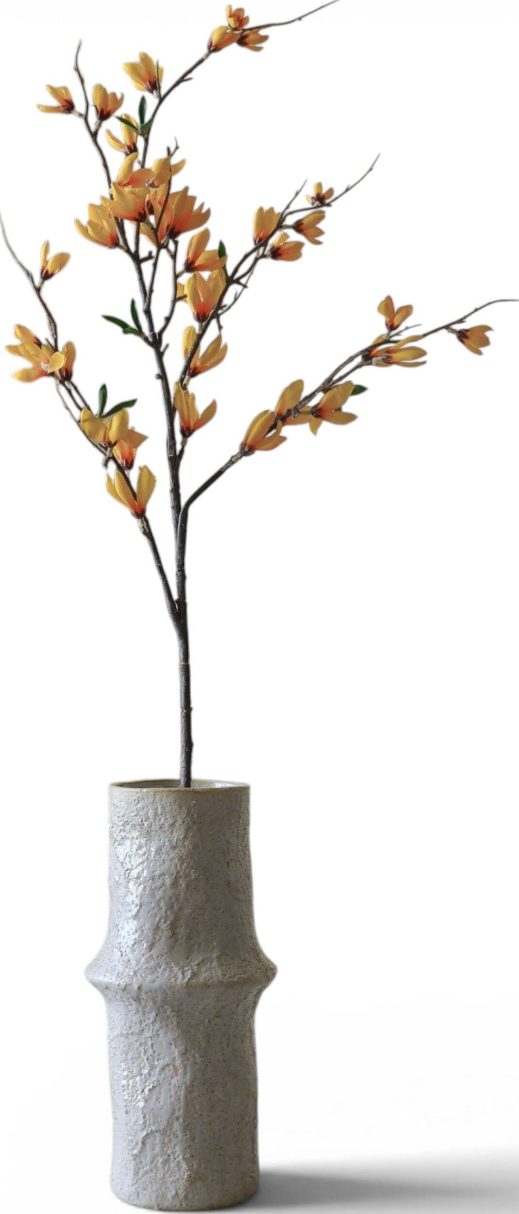 Botane Künstlicher Zweig Stern-Magnolie 95 cm, gelb