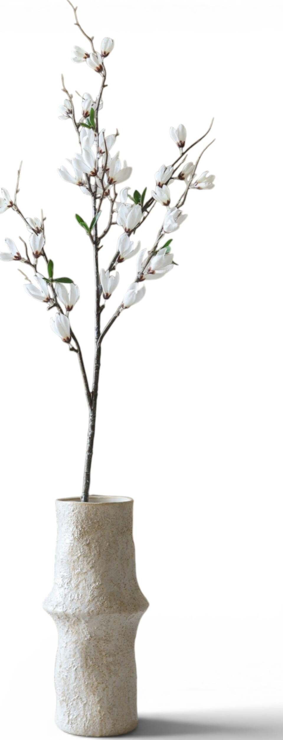 Botane Künstlicher Zweig Stern-Magnolie 95 cm, weiß