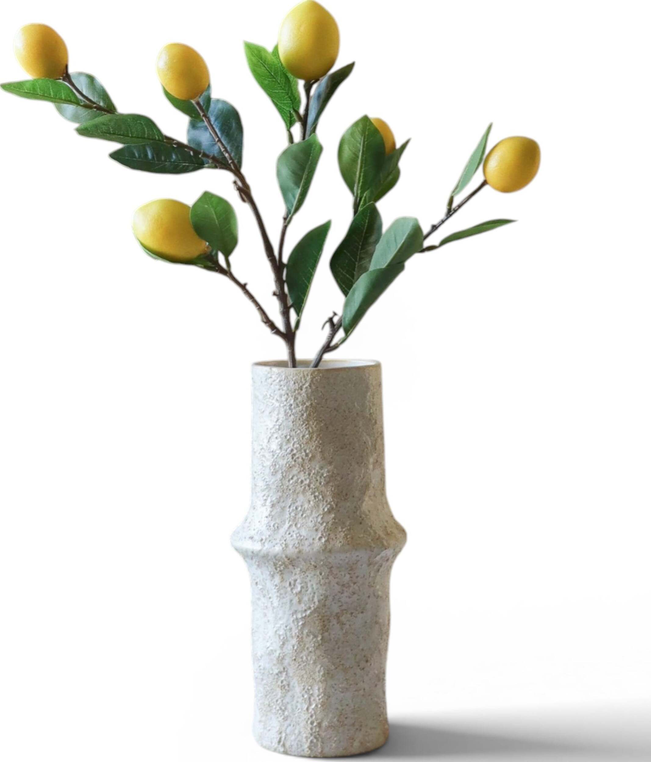 Botane Künstlicher Zweig Zitrone 65 cm, gelb