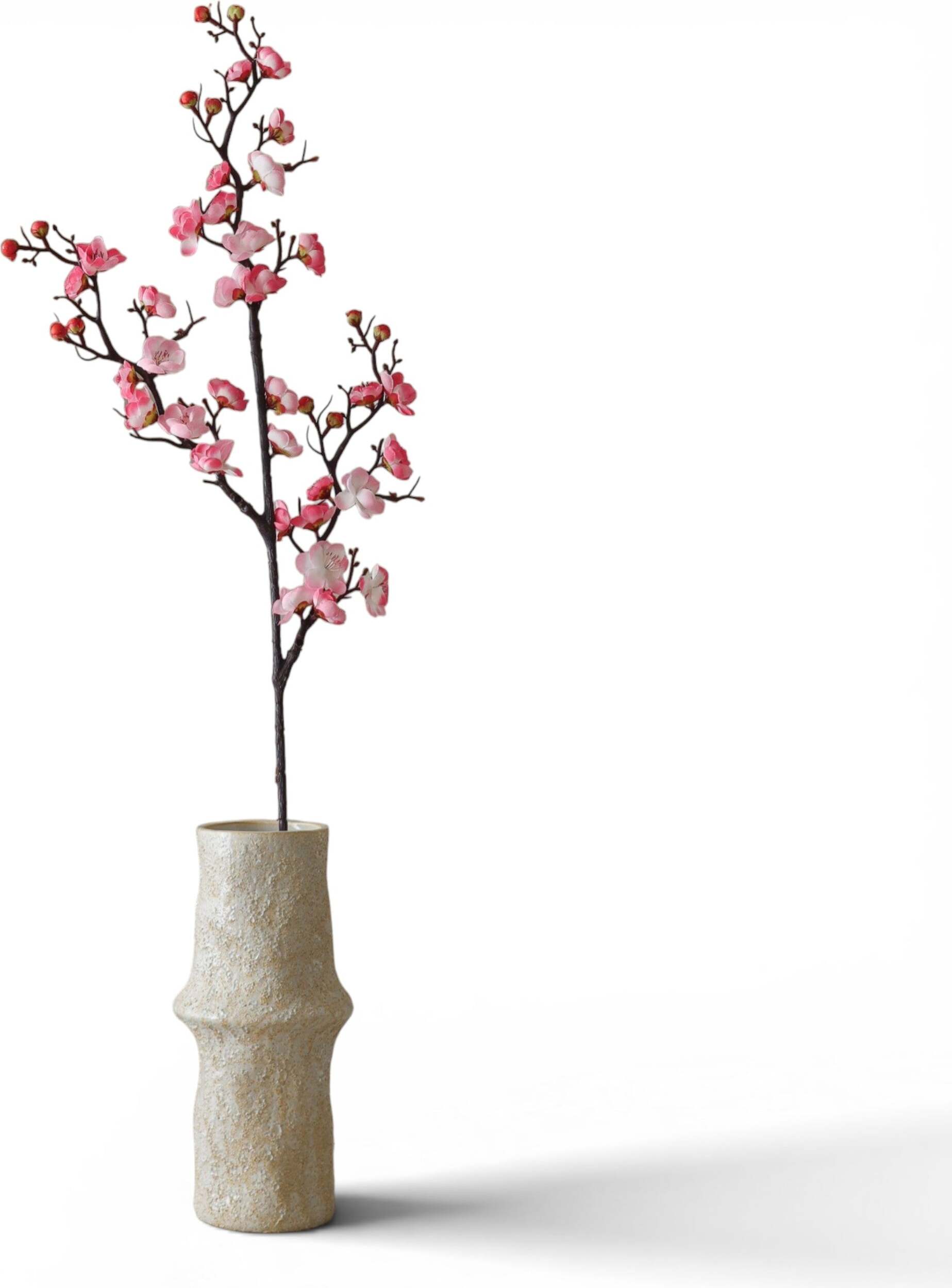 Botane Pflaumenblüten-Kunstzweig 93 cm, rosa