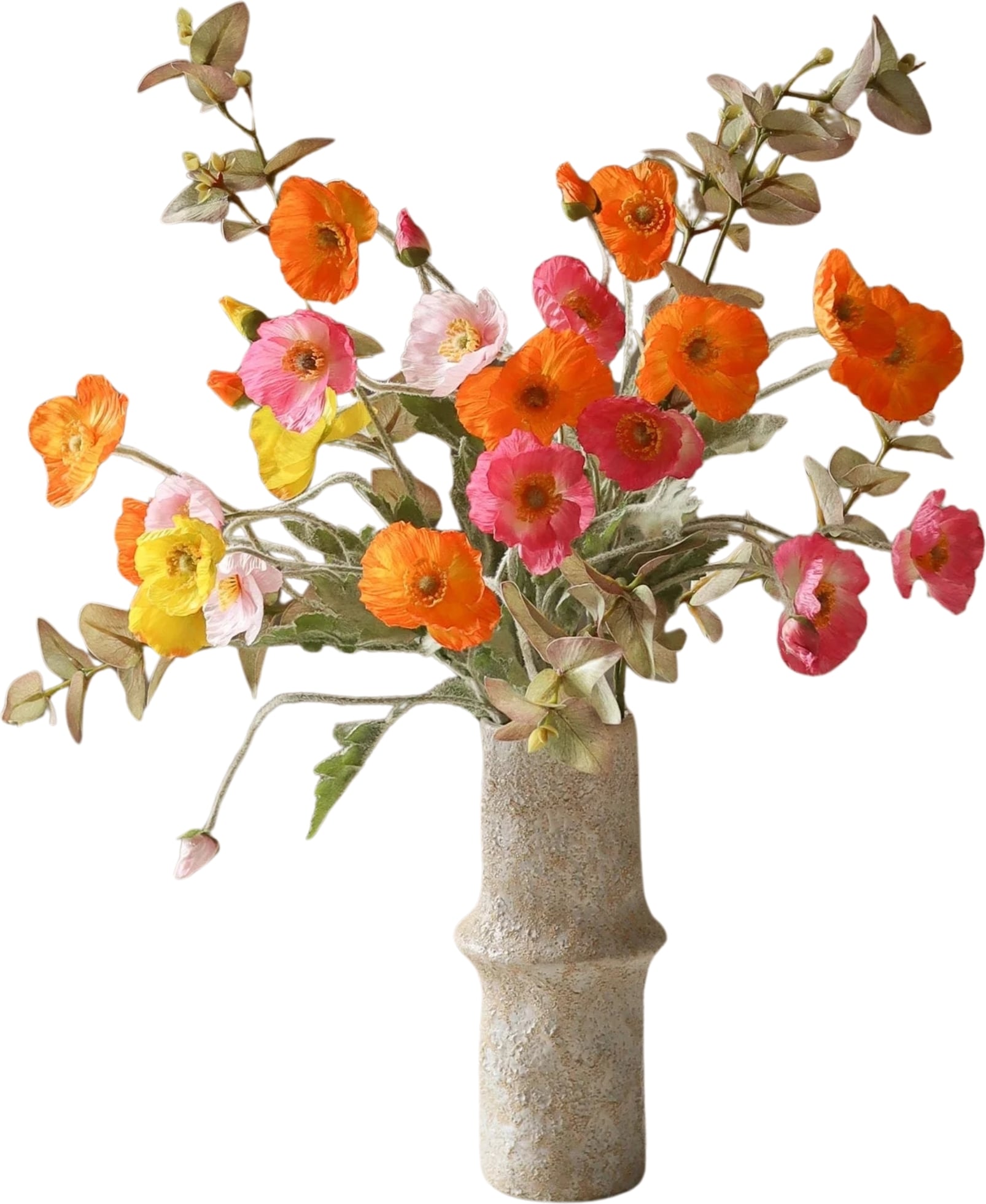 Botane Spritz Künstliche Blumen, Mohnblumenstrauß