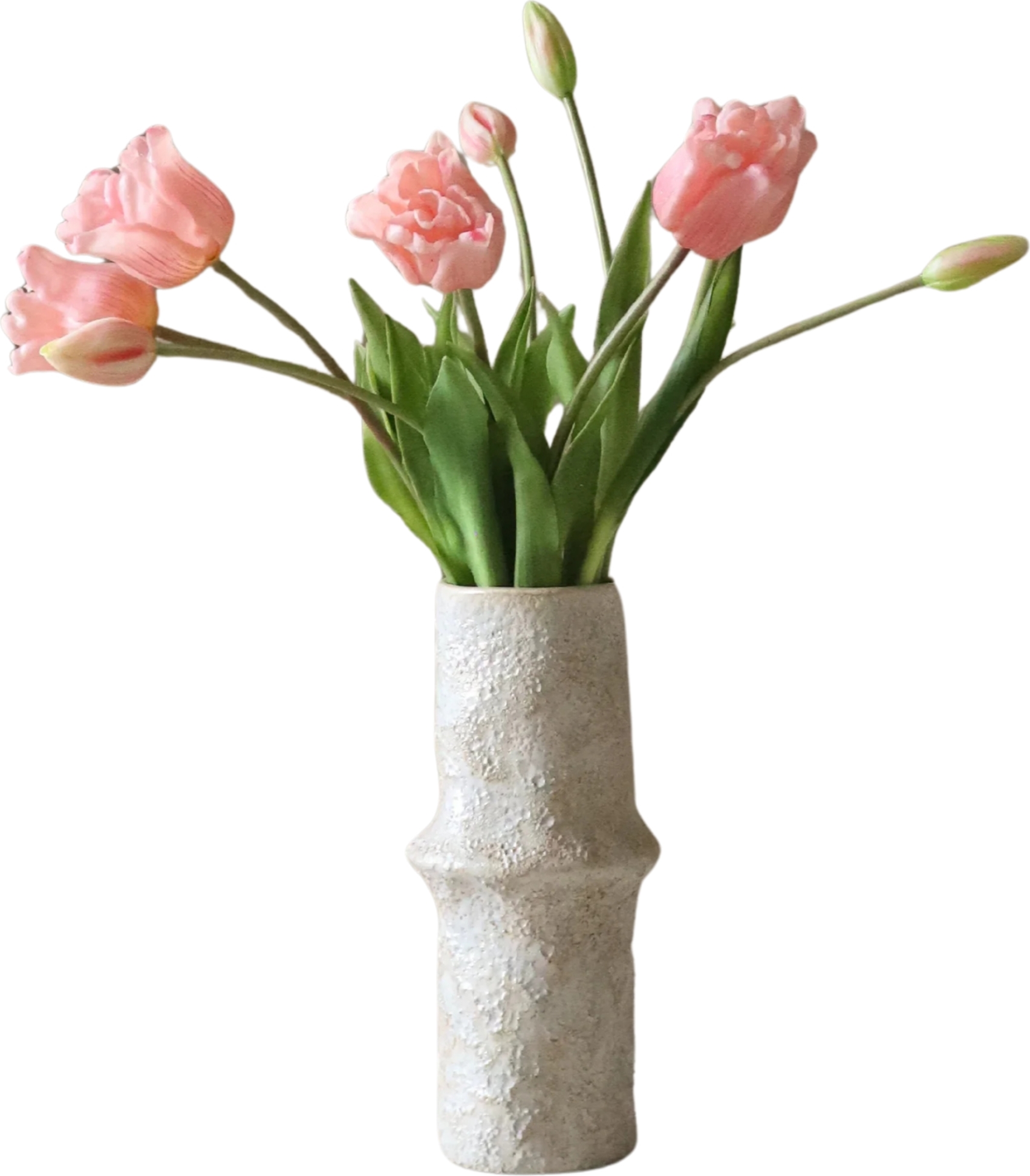 Botane Tulpen Kunstblumenstrauß 44 cm, rosa