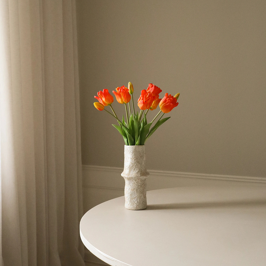 Botane Tulpen Kunstblumenstrauß 44 cm, lila