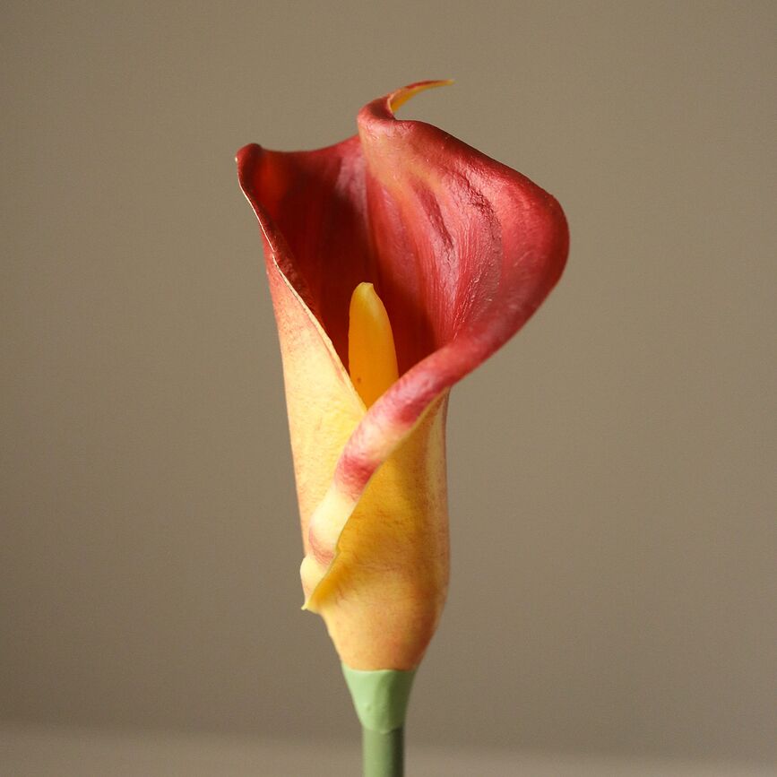 Botane Umetna roža lilija, 67 cm, svetlo zelena