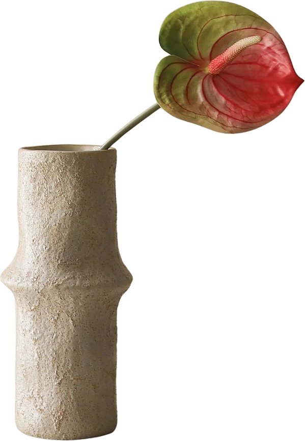 Botane Umetna roža anturij, 67 cm, rožnata