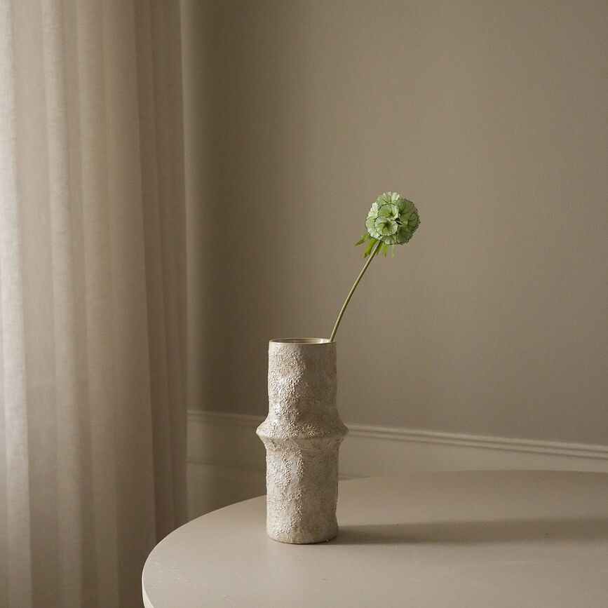 Botane Umetna roža Scabiosa, 55 cm, svetlo zelena