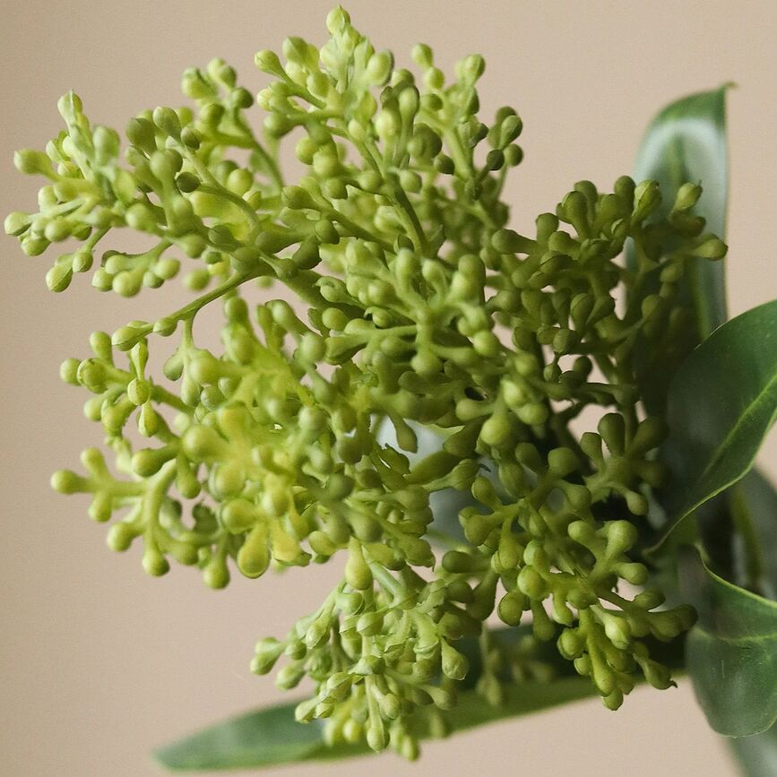 Botane Umetna veja skimmia, 73 cm, zelena