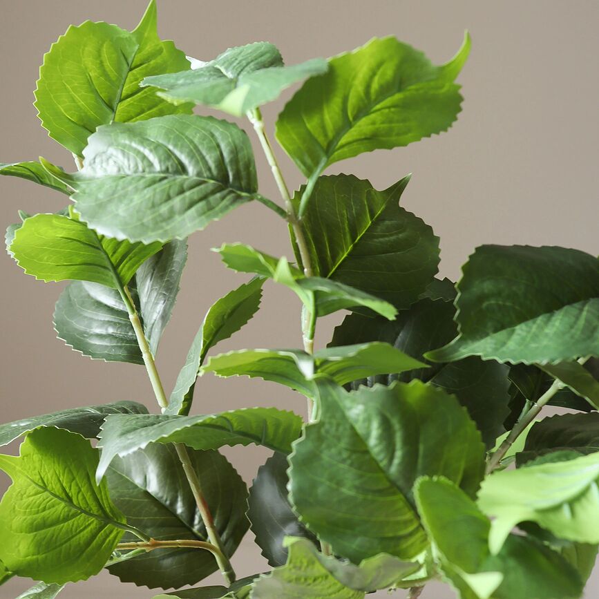 Botane Umetni Cvet hortenzija, 77 cm, zelen