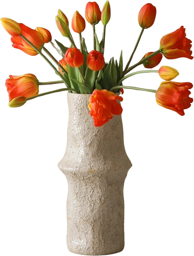 Bouquet de fleurs artificielles Botane, tulipes XL, orange
