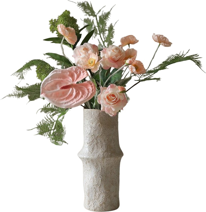 Bouquet de fleurs artificielles Pink In The Afternoon
