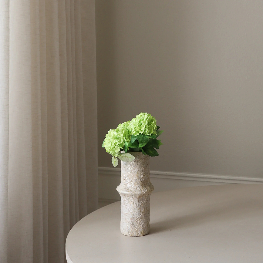Bouquet di fiori artificiali Botane ortensie 33 cm, bianche