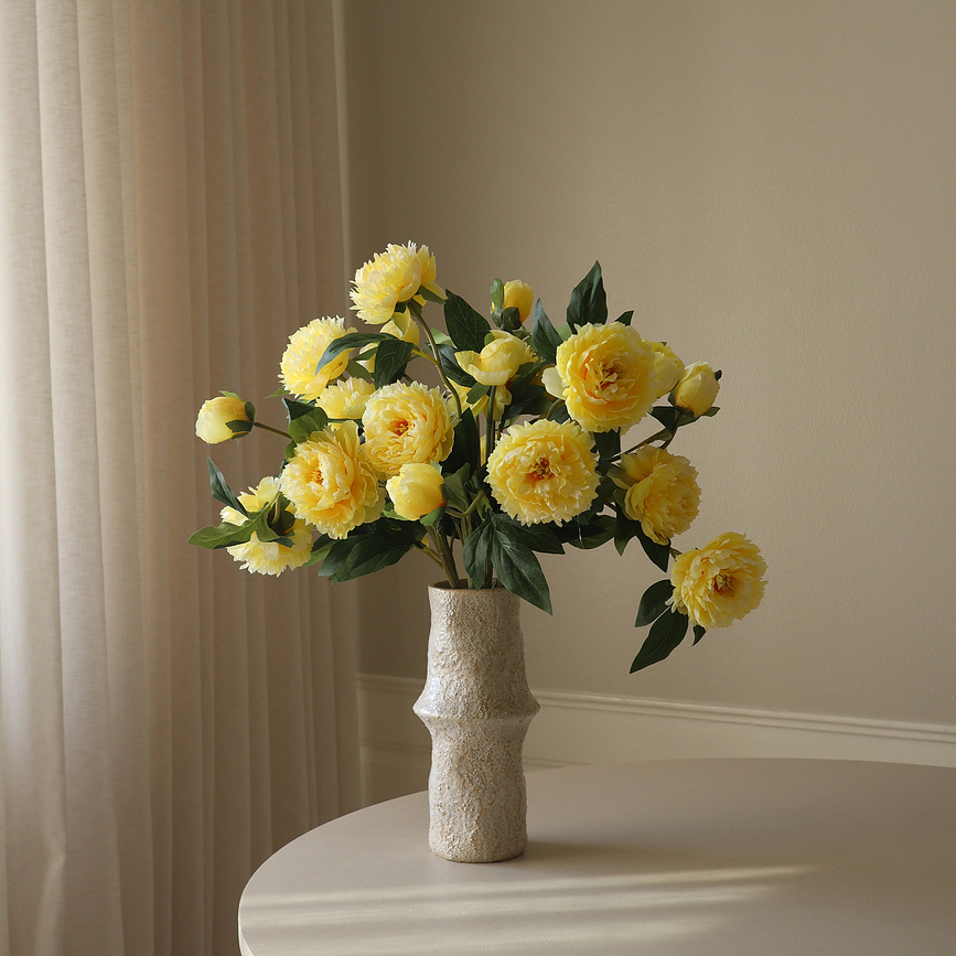Bouquet di fiori artificiali Botane, peonie, 72 cm, rosa chiaro